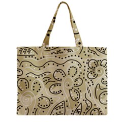 Floral Decor  Zipper Mini Tote Bag by Valentinaart