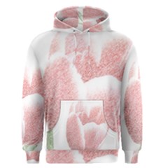 Red Tulip Pencil Drawing Men s Pullover Hoodie