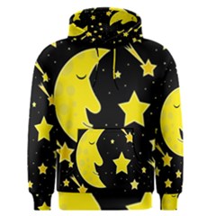 Sleeping Moon Men s Pullover Hoodie by Valentinaart