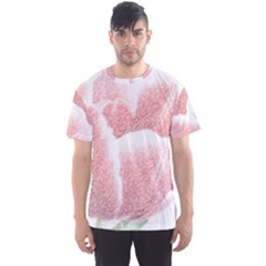 Tulip Red Pencil Drawing Art Men s Sport Mesh Tee