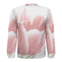 Tulip red pencil drawing art Men s Long Sleeve Tee View2