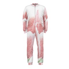 Tulip Red Pencil Drawing Art Onepiece Jumpsuit (kids)