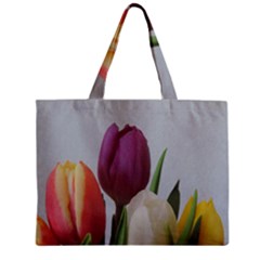 Tulips Zipper Mini Tote Bag