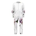 White Magnolia pencil drawing art OnePiece Jumpsuit (Kids) View1