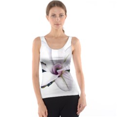 Magnolia Wit Aquarel Painting Art Tank Top