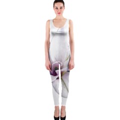 Magnolia Wit Aquarel Painting Art Onepiece Catsuit by picsaspassion