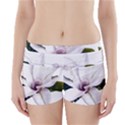 Magnolia Wit Aquarel painting art Boyleg Bikini Wrap Bottoms View1