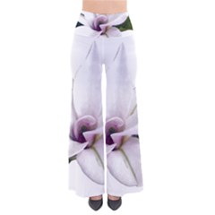 Magnolia Wit Aquarel Painting Art Pants by picsaspassion