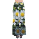 White summer flowers oil painting art Pants View1