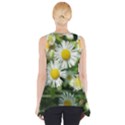 White summer flowers watercolor painting art Side Drop Tank Tunic View2