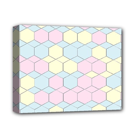 Colorful Honeycomb - Diamond Pattern Deluxe Canvas 14  X 11 