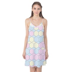 Colorful Honeycomb - Diamond Pattern Camis Nightgown