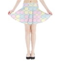 Colorful honeycomb - diamond pattern Mini Flare Skirt View3