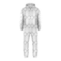  honeycomb - diamond black and white pattern Hooded Jumpsuit (Kids) View1