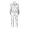  honeycomb - diamond black and white pattern Hooded Jumpsuit (Kids) View2