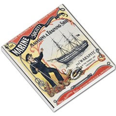 Vintage Advertisement British Navy Marine Typography Small Memo Pads by yoursparklingshop