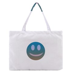 Smiley Medium Zipper Tote Bag