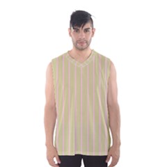 Summer Sand Color Pink Stripes Men s Basketball Tank Top