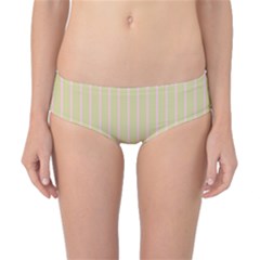 Summer Sand Color Pink Stripes Classic Bikini Bottoms