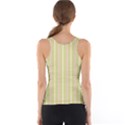 Summer sand color pink and yellow stripes Tank Top View2