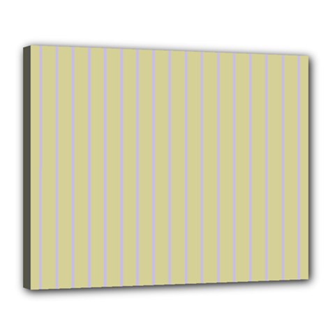 Summer Sand Color Lilac Stripes Canvas 20  X 16 