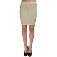 Summer Sand Color Lilac Stripes Bodycon Skirt by picsaspassion