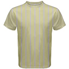 Summer Sand Color Lilac Stripes Men s Cotton Tee