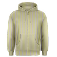 Summer Sand Color Lilac Stripes Men s Zipper Hoodie