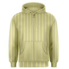 Summer Sand Color Yellow Stripes Pattern Men s Zipper Hoodie