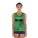 Green Abstract Forest Women s Sport Tank Top  View1