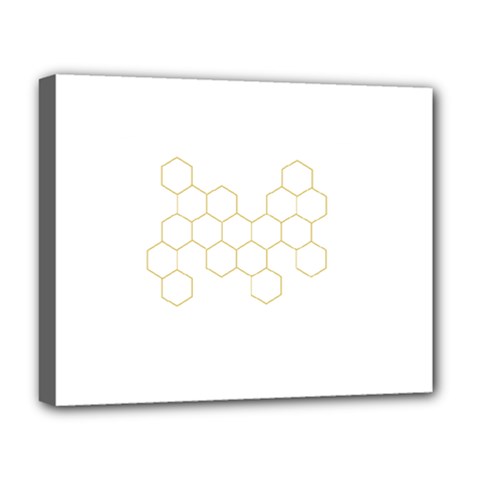 Honeycomb Pattern Graphic Design Deluxe Canvas 20  X 16  (stretched)