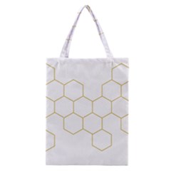 Honeycomb Pattern Graphic Design Classic Tote Bag