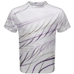 Lilac stripes Men s Cotton Tee