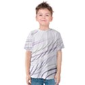 Lilac stripes Kids  Cotton Tee View1