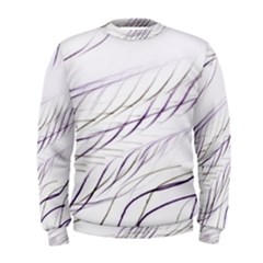 Lilac stripes Men s Sweatshirt