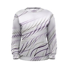 Lilac stripes Women s Sweatshirt