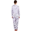 Lilac stripes Hooded Jumpsuit (Ladies)  View2