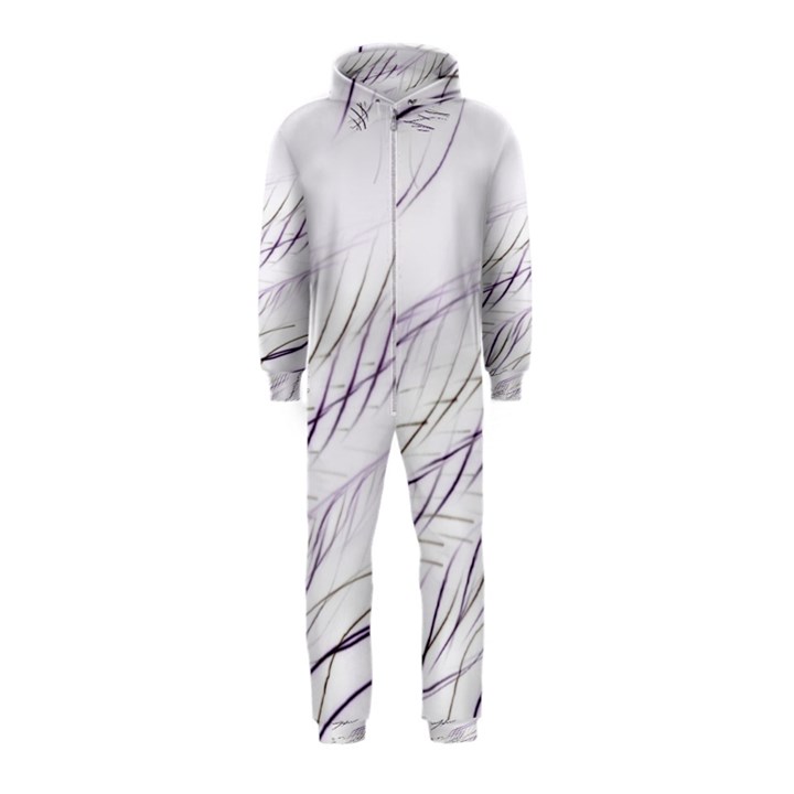 Lilac stripes Hooded Jumpsuit (Kids)