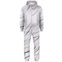 Lilac stripes Hooded Jumpsuit (Men)  View1