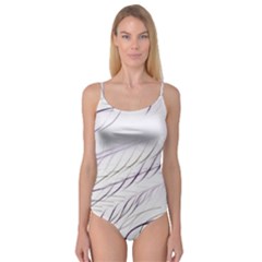 Lilac stripes Camisole Leotard 