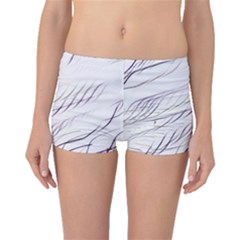 Lilac stripes Boyleg Bikini Bottoms