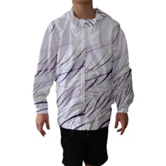 Lilac stripes Hooded Wind Breaker (Kids)