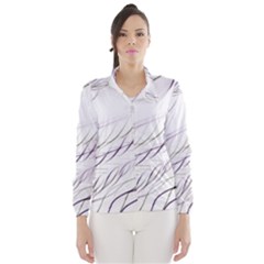 Lilac Stripes Wind Breaker (women) by picsaspassion