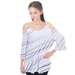 Lilac stripes Flutter Tees