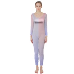 Colorful Colors Long Sleeve Catsuit