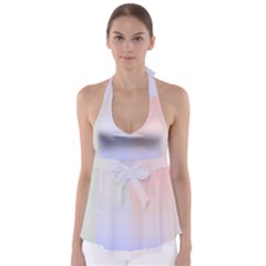 Colorful Colors Babydoll Tankini Top by picsaspassion