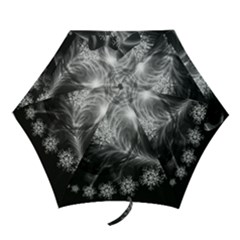 Silver Feather And Ball Decoration Mini Folding Umbrellas by picsaspassion