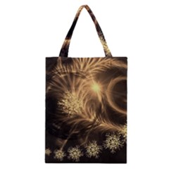 Golden Feather And Ball Decoration Classic Tote Bag