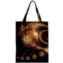 Golden feather and ball decoration Zipper Classic Tote Bag View1