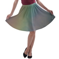 Between The Rainbow A-line Skater Skirt